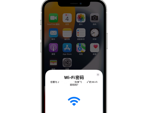 阜新苹果15维修店分享iPhone15如何共享Wi-Fi密码 