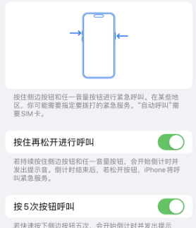 阜新苹果14维修站分享iPhone14如何使用SOS紧急联络 